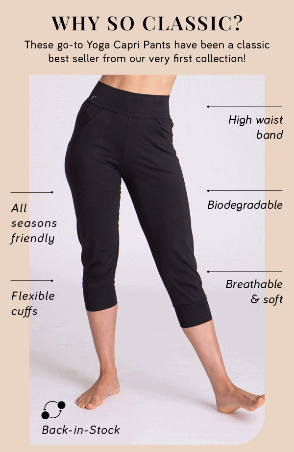 yoga capri pants- pre-order now