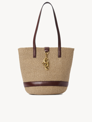 Chloé Charms basket bag in natural fibers