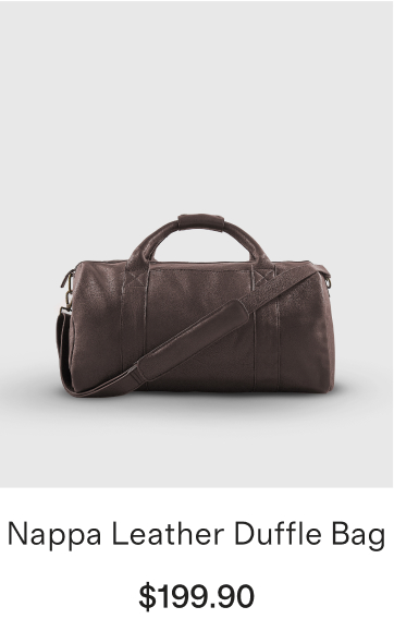 Nappa Leather Duffle Bag