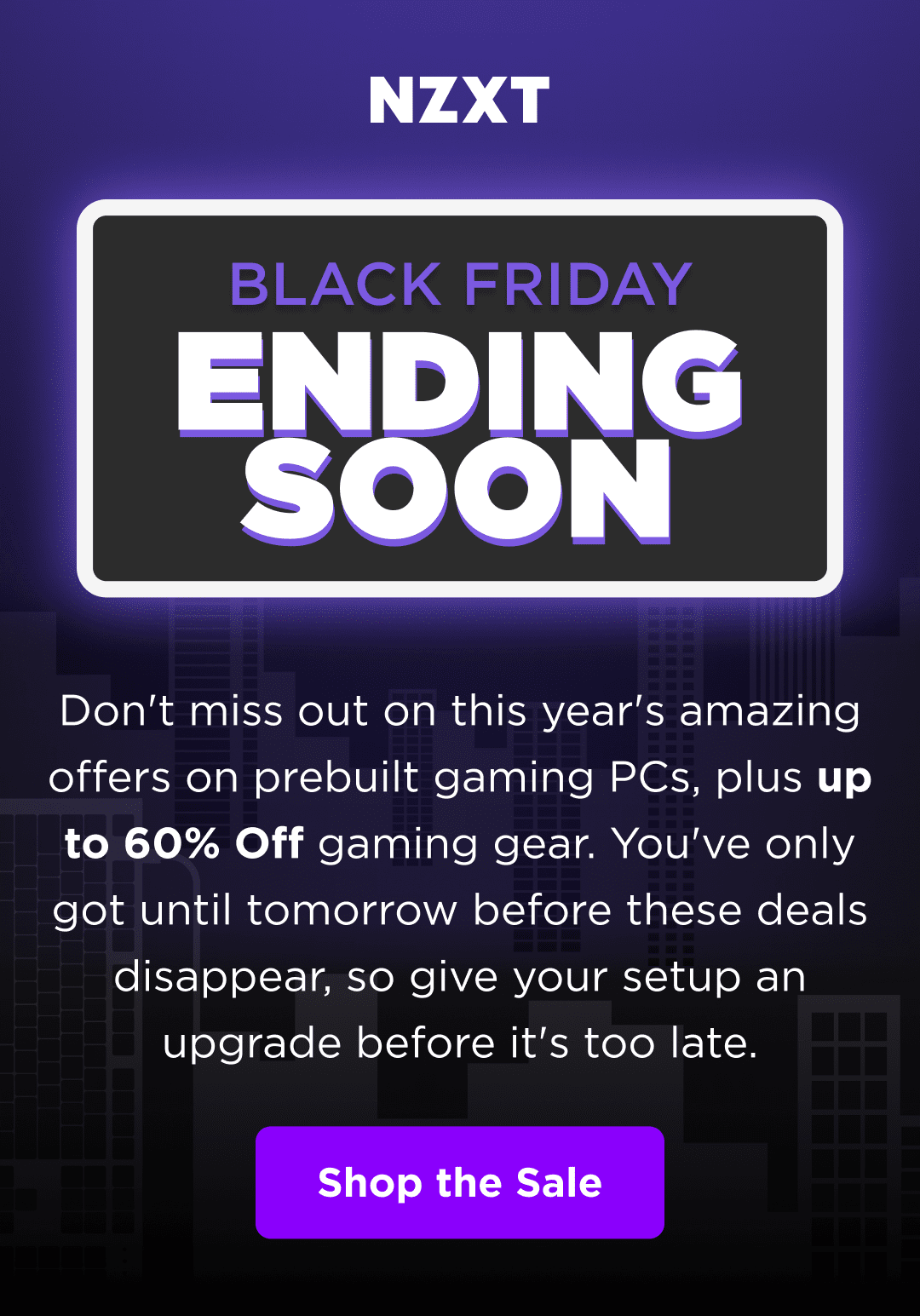 nzxt - black friday ending soon - shop the sale