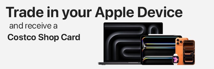 Trade in your apple device and receive a Costco Shop Card