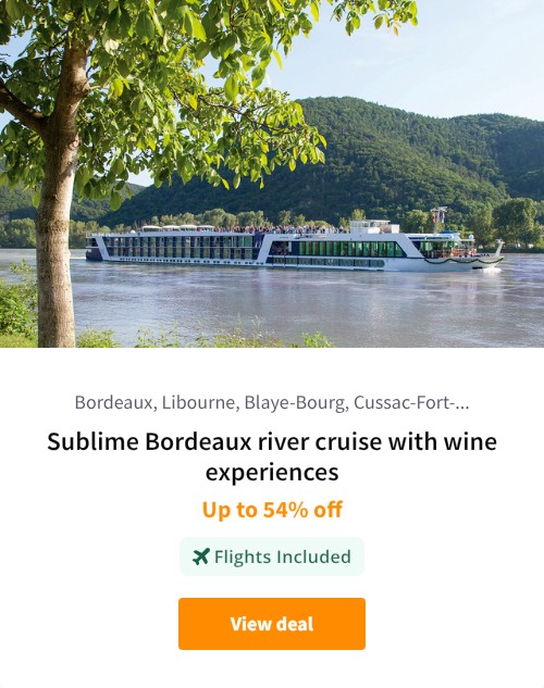 Sublime Bordeaux river cruise with wine experiences