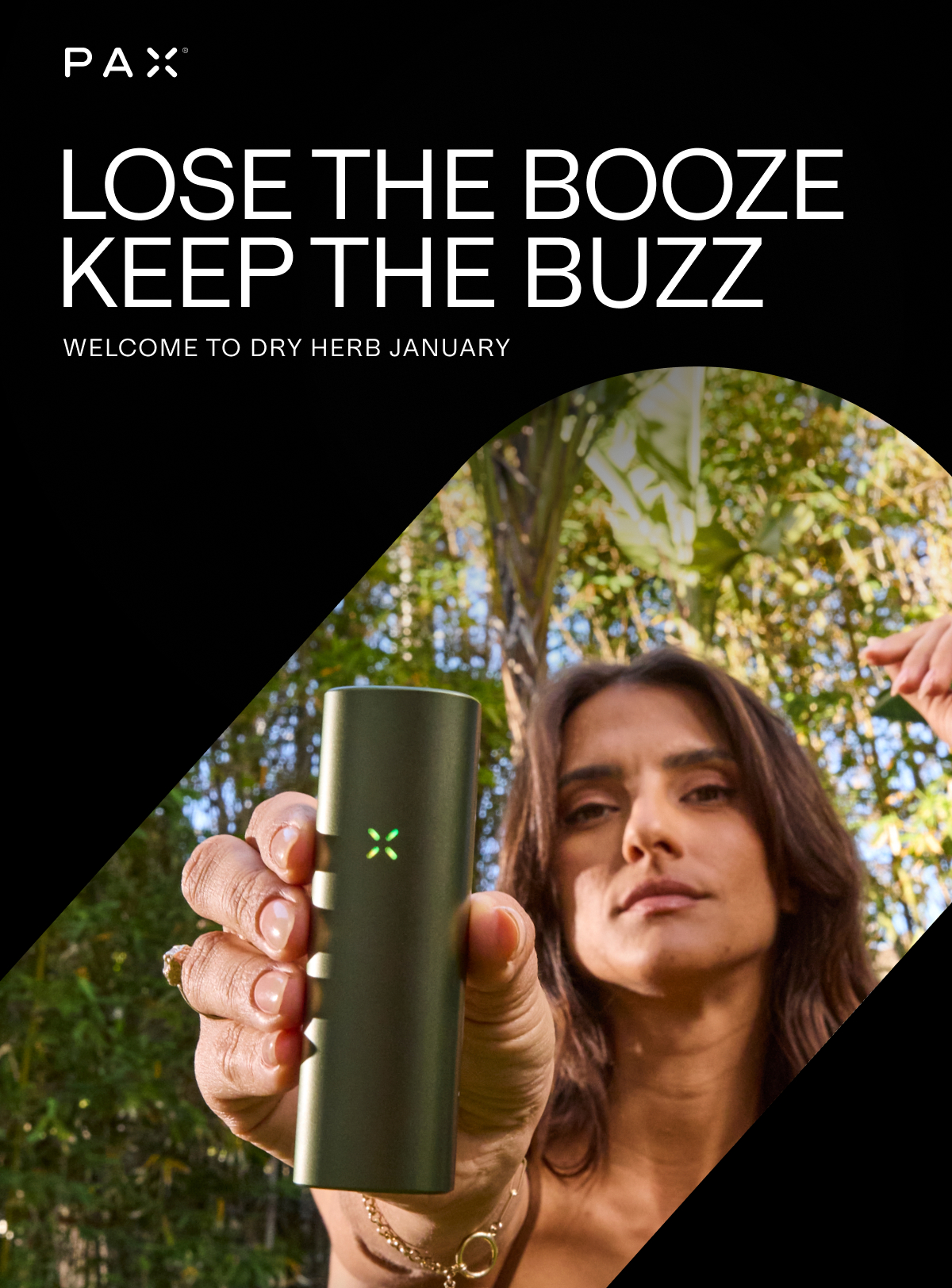 LOSE THE BOOZE KEEP THE BUZZ. WELCOME TO DRY HERB JANUARY