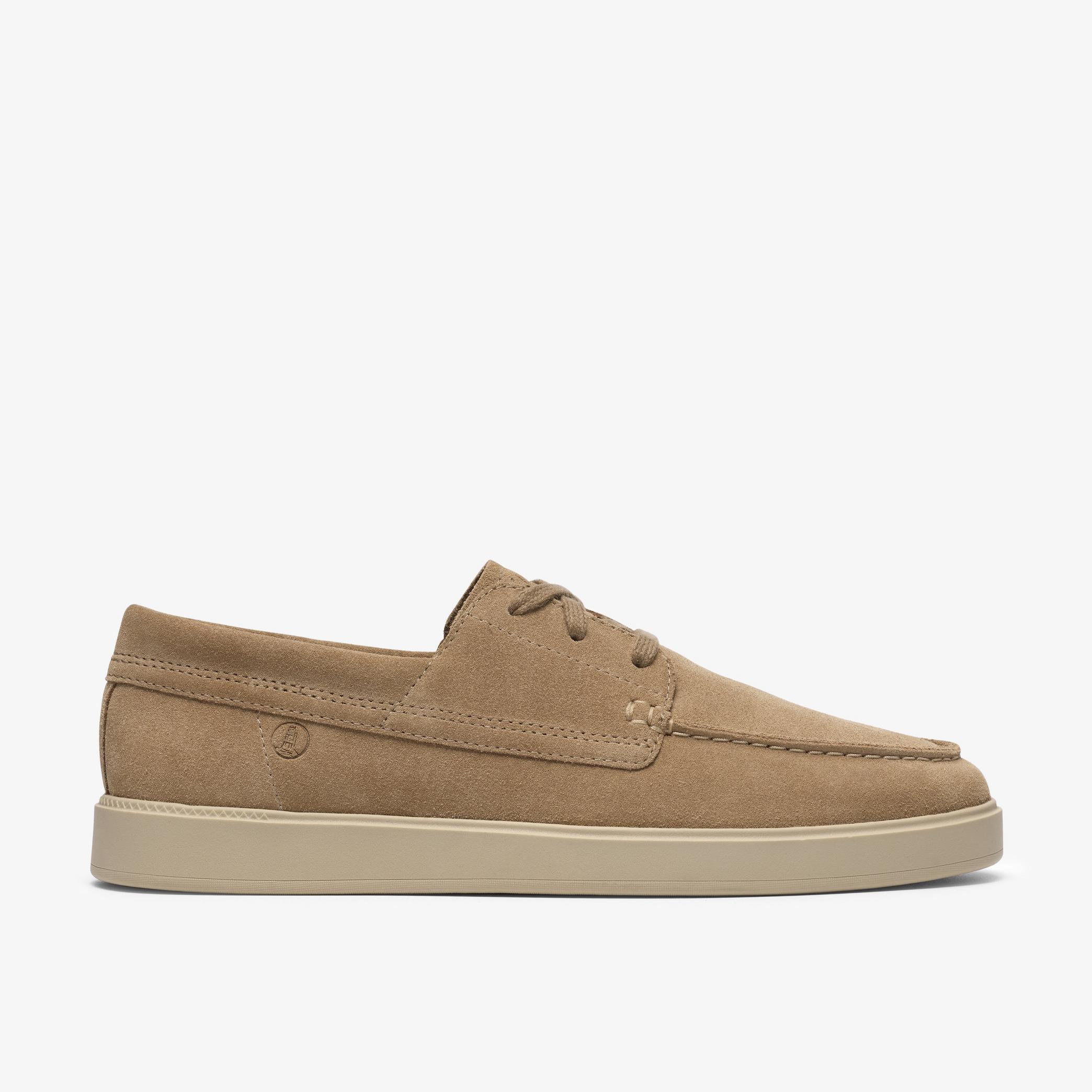Shop Lockford Boat Dark Sand Suede