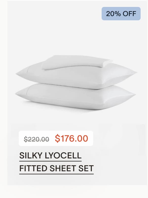 Silky Lyocell Fitted Sheet Set