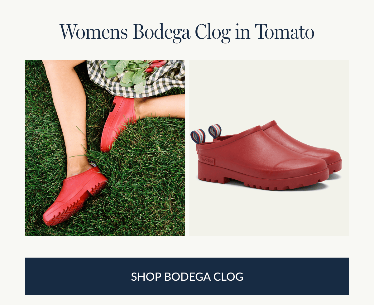 Bodega Clog in Tomato