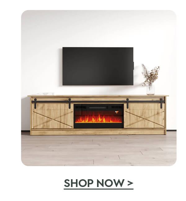 Granero BL- EF Fireplace TV Stand