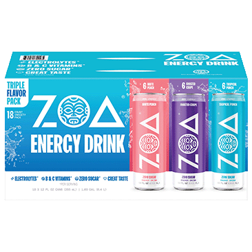 ZOA Energy Drink, Variety Pack