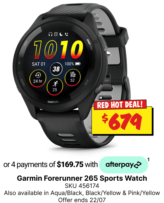 Garmin Forerunner 265 Sports Watch (Black)