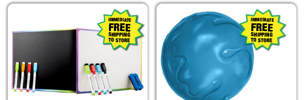 Magnetic 2-Sided Whiteboard and Chalkboard - ONLY $3.99 After Rebate*!