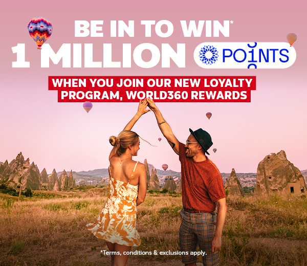 BE IN TO WIN 1 MILLION POINTS*