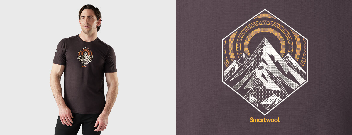 Men's Peak Energy Active Short Sleeve Graphic Tee