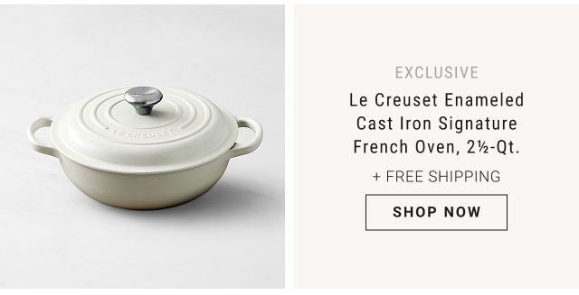 Le Creuset Enameled Cast Iron Signature French Oven, 2½-Qt. - shop now