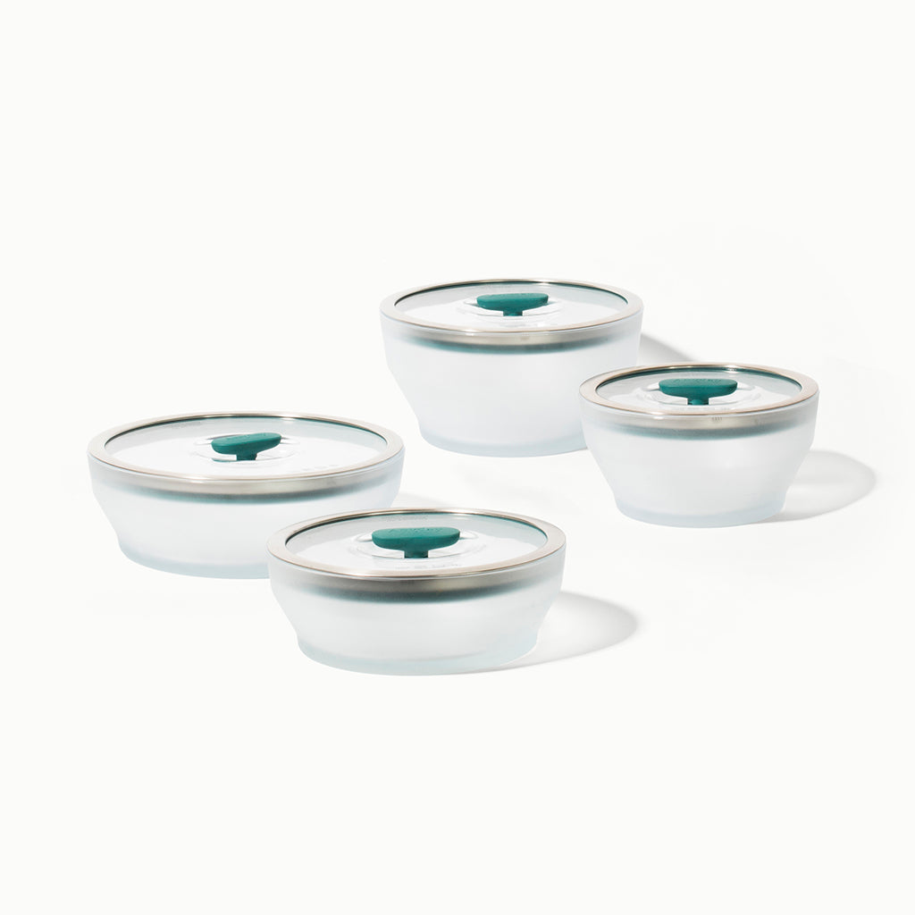 Image of 8-Piece Glass Round Dish Set