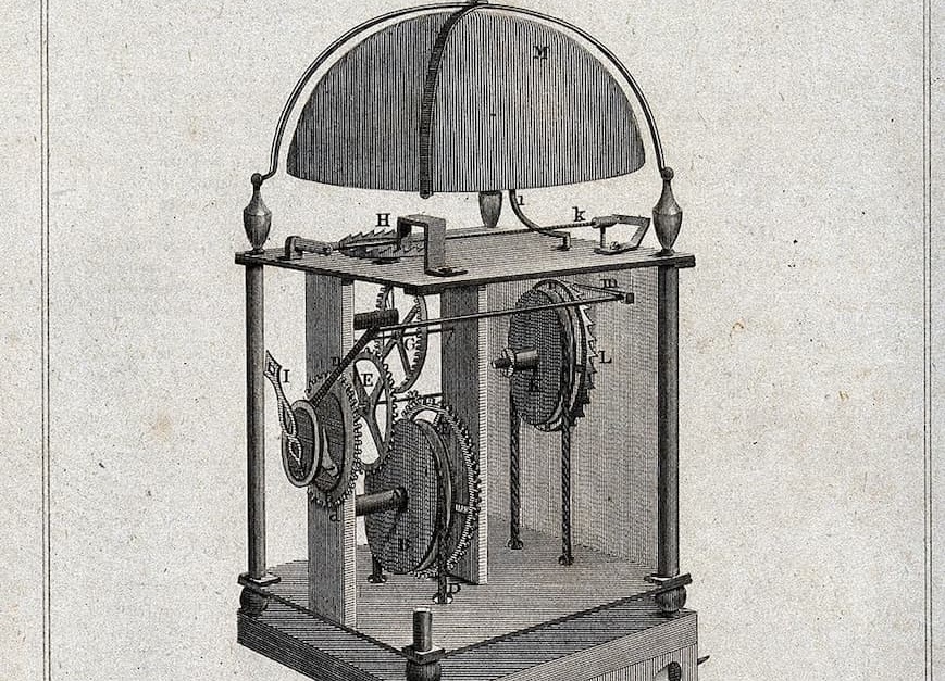 An ancient alarm clock 
