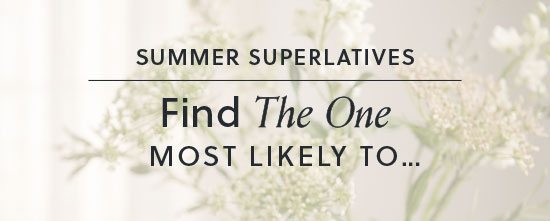 Summer Superlatives - Find 