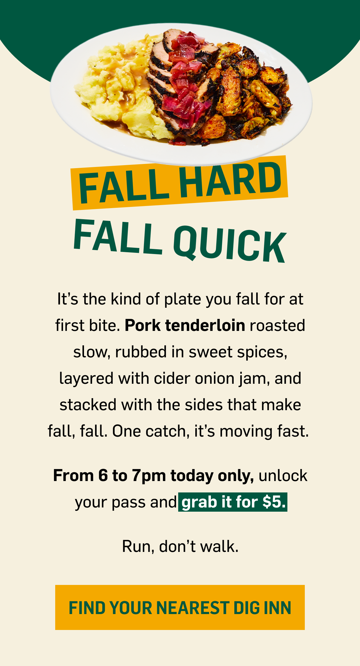 Fall hard, fall quick
