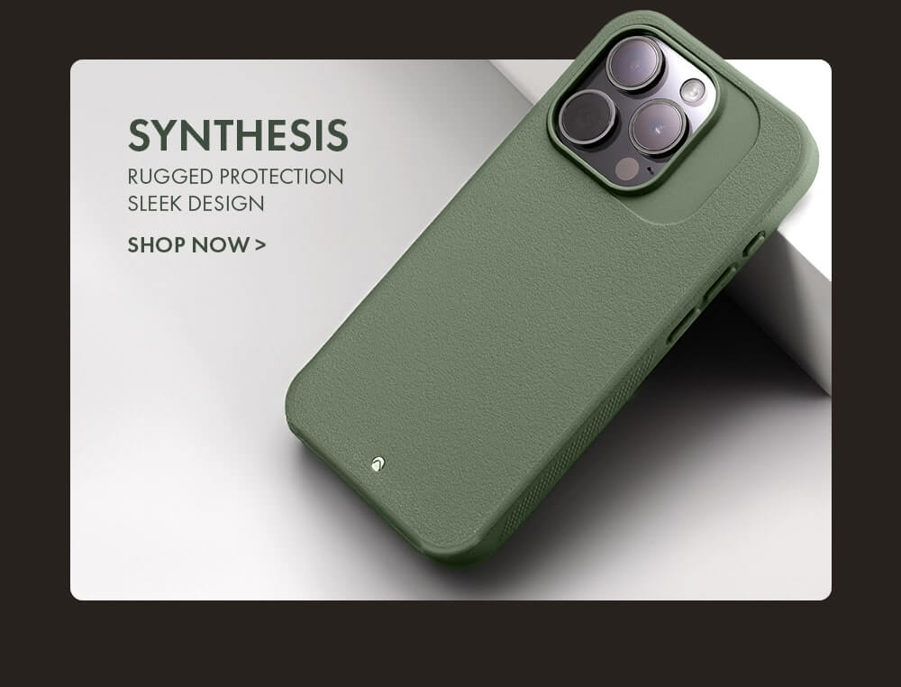 Synthesis. Rugged protection, sleek design. Shop Now >