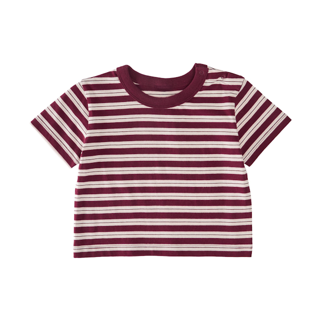 Babies' Retro Stripe Short Sleeve Tee