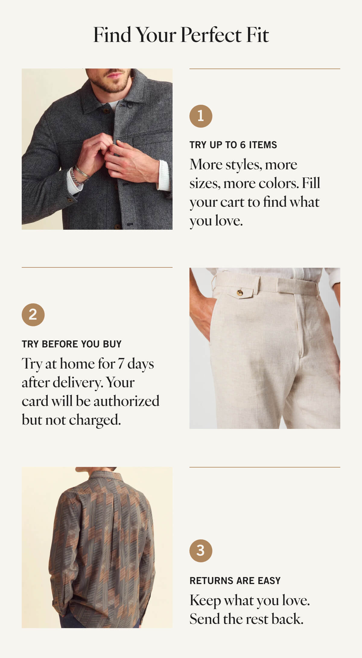 Find Your Perfect Fit with Try Before You Buy