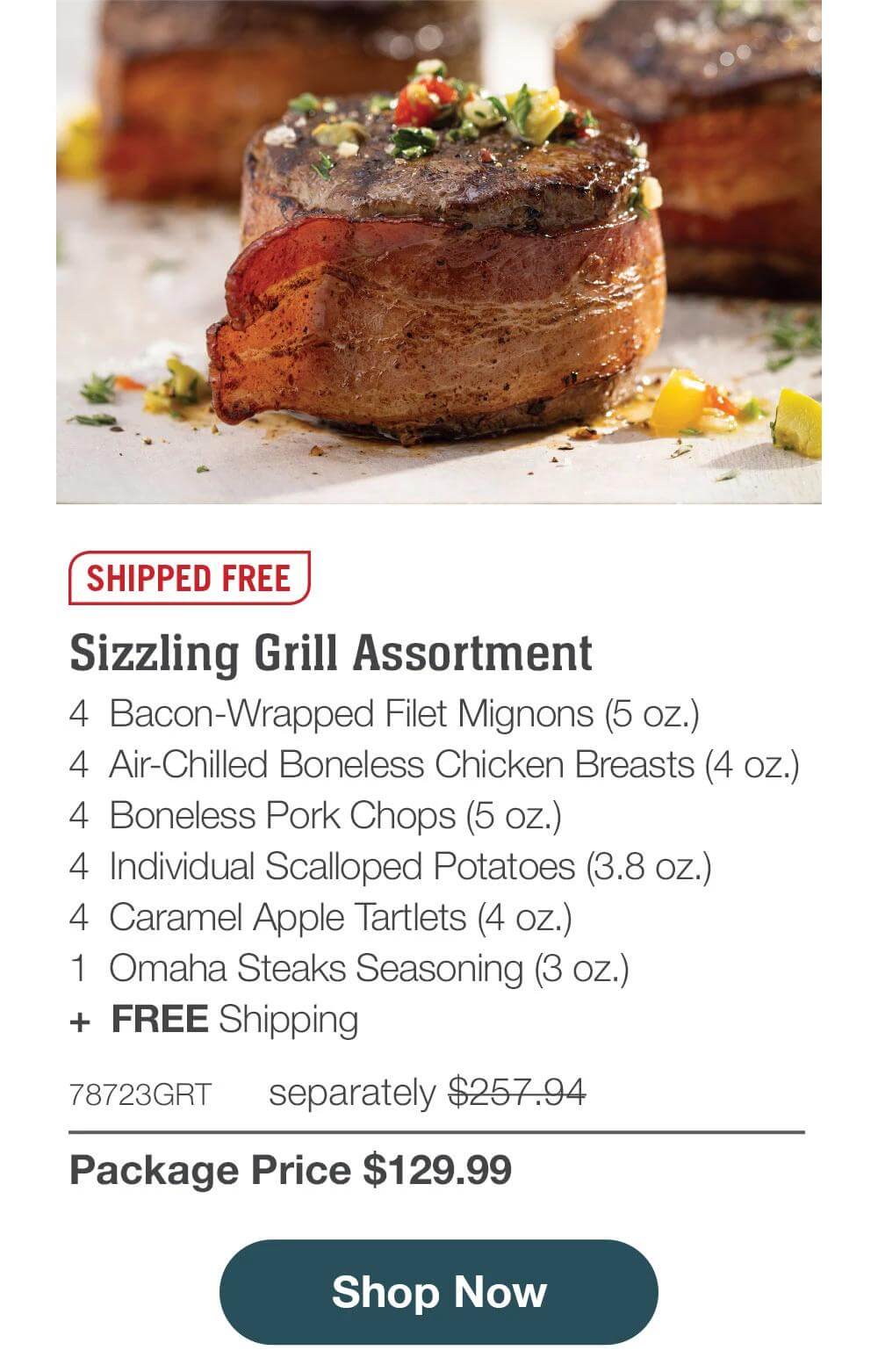 SHIPPED FREE | Sizzling Grill Assortment - 78723GRT || Shop Now