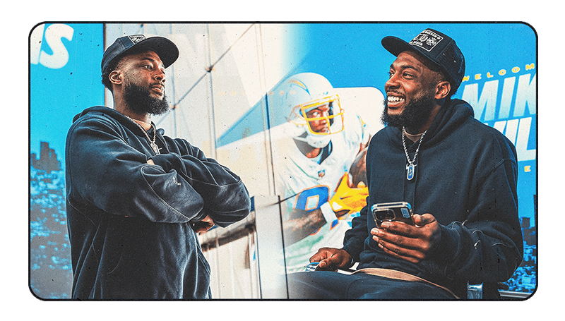 Mike Williams' First 24 Hours Back With Chargers