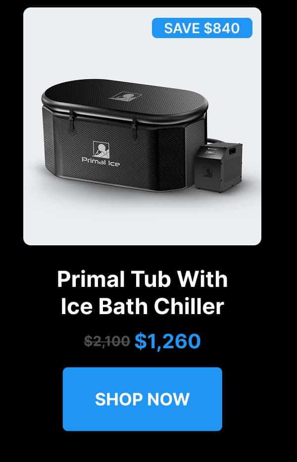 Primal Tub With Ice Bath Chiller