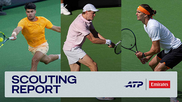Carlos Alcaraz, Jannik Sinner, Alexander Zverev