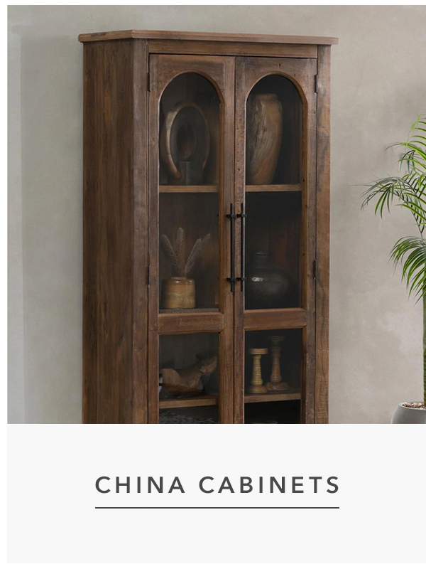 SHOP CHINA CABINETS