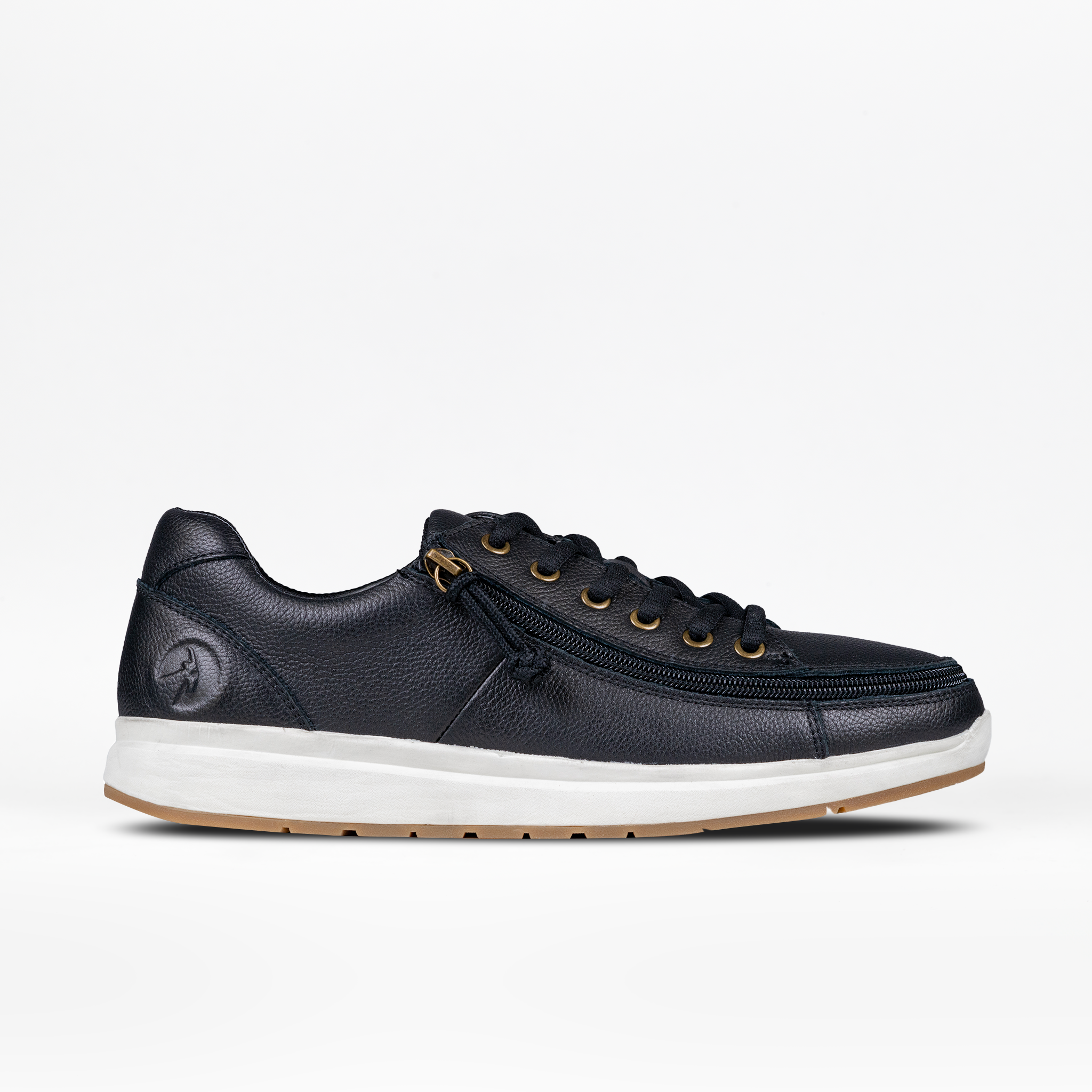 Men's Black Leather BILLY Comfort Low - 6E (Men Extra-Wide) / 9.5 US Men