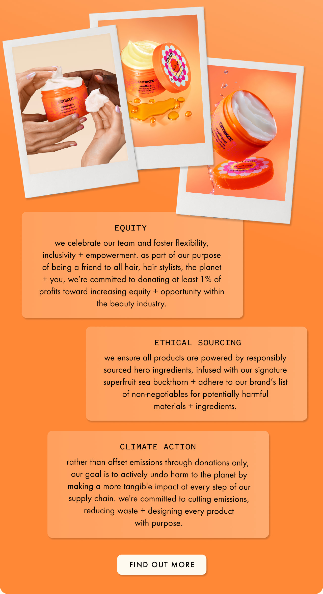 amika earth day sustainability report