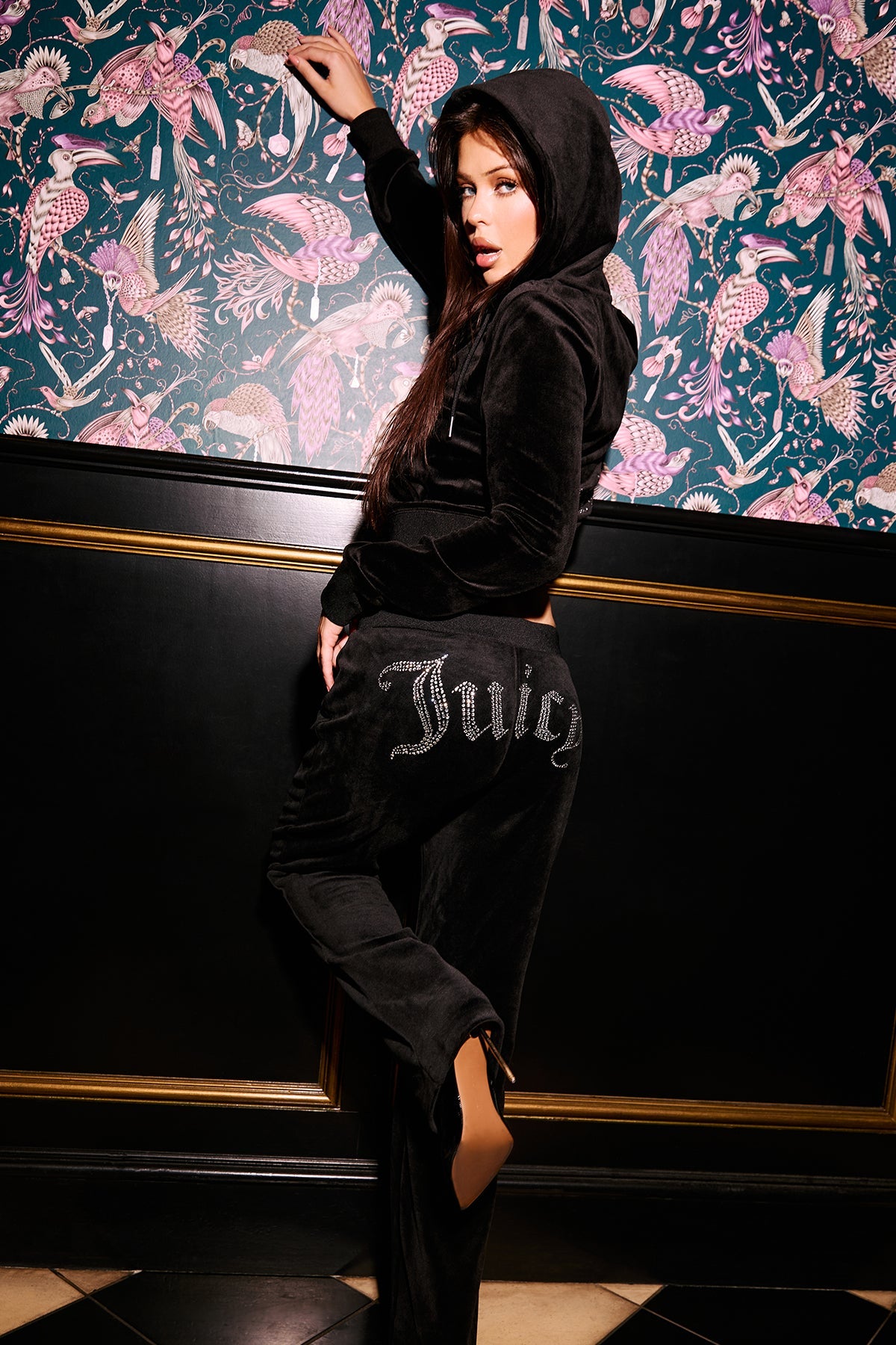 Image of OG Big Bling Velour Track Pants