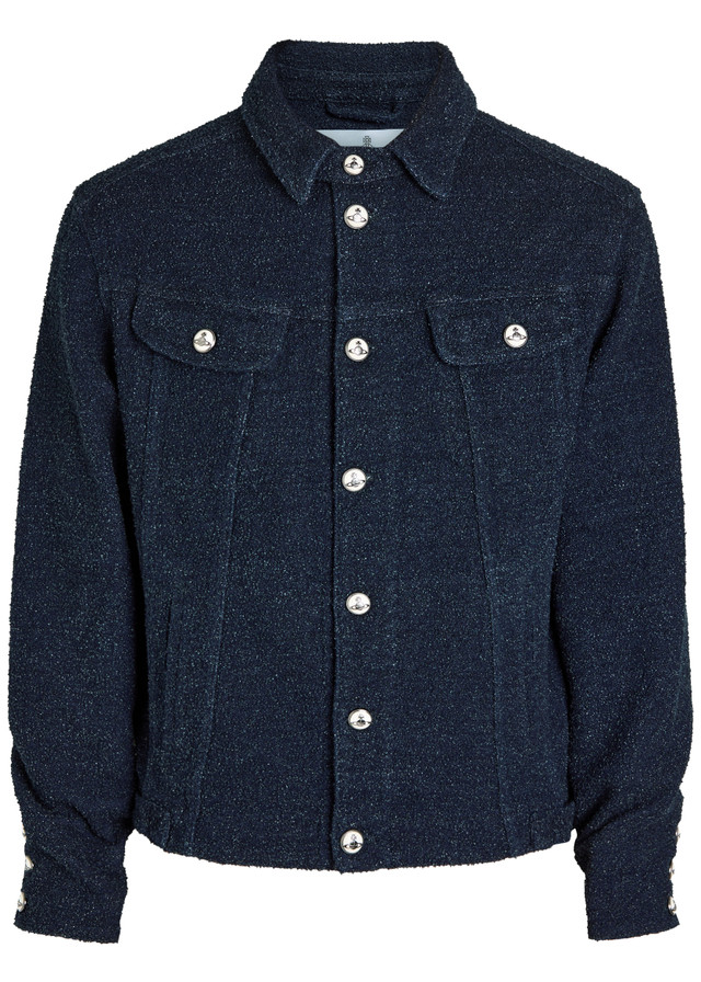 VIVIENNE WESTWOOD Stormrider bouclé cotton-blend jacket