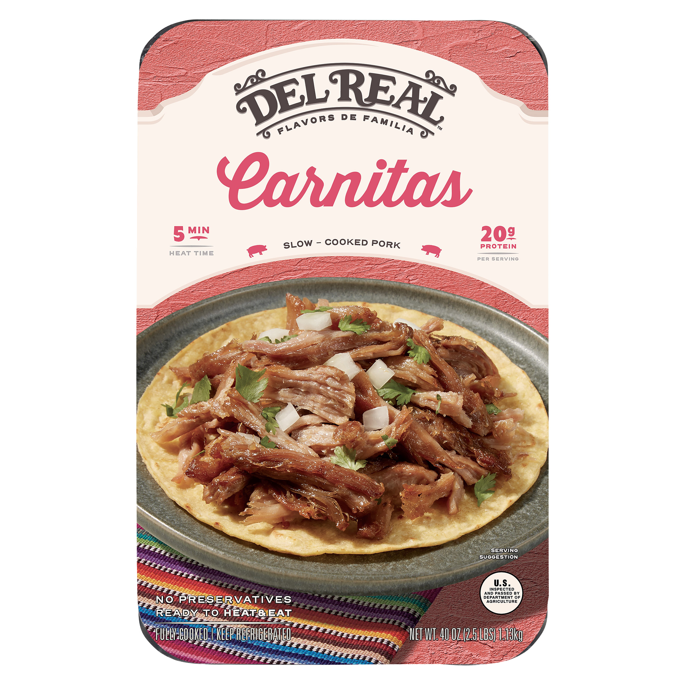 Del Real Pork Carnitas