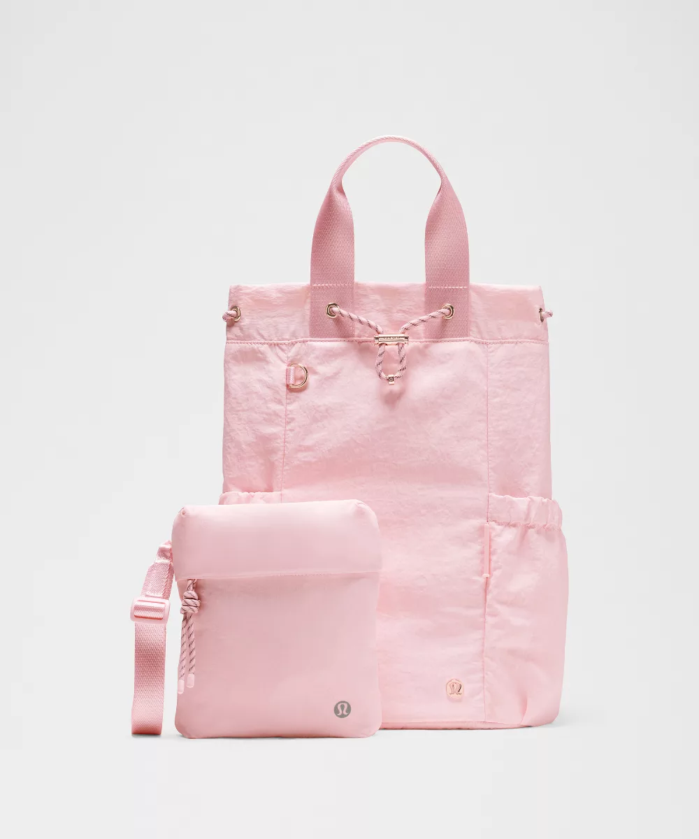 2-in-1 Drawstring Bucket Bag