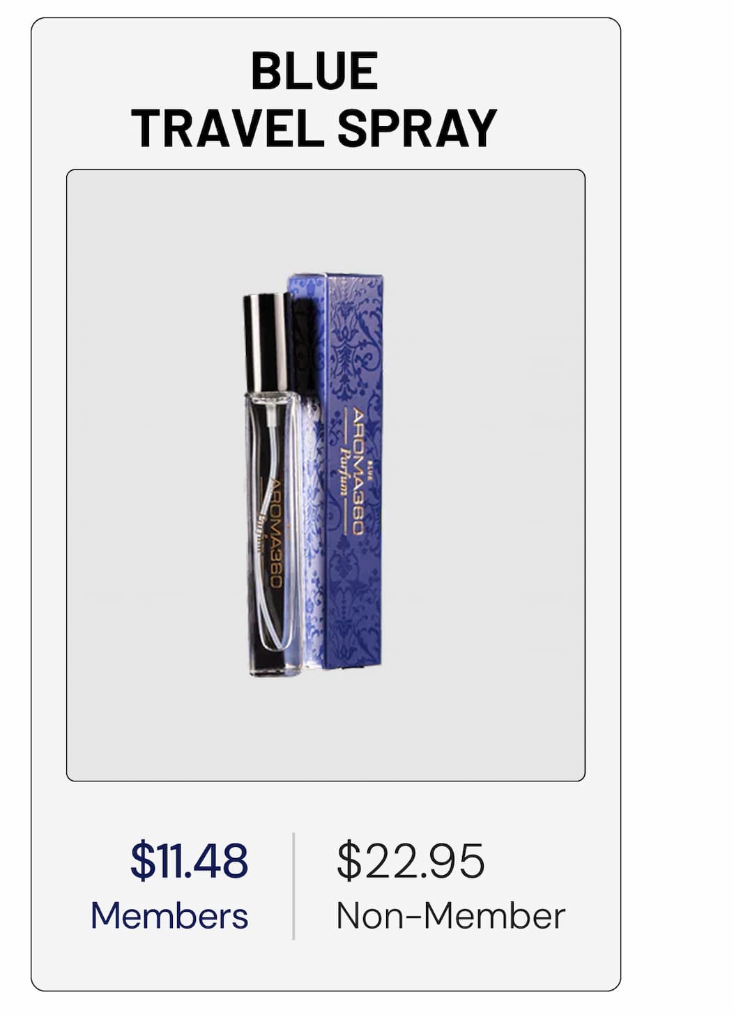 BLUE TRAVEL SPRAY
