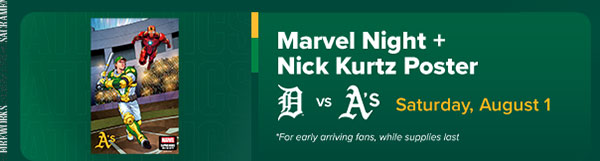 Marvel Night + Kurtz Poster: August 1