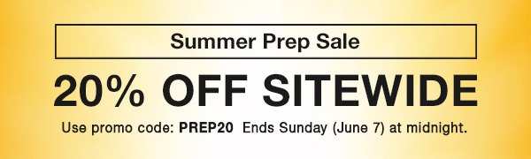 Get 20% off with code PREP20 in our Summer Prep Sale