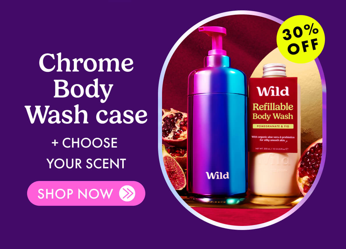 Shop Chrome Body Wash case + Choose Your Scent