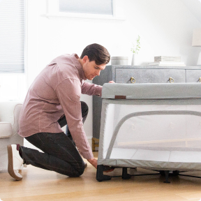 Setting up playard