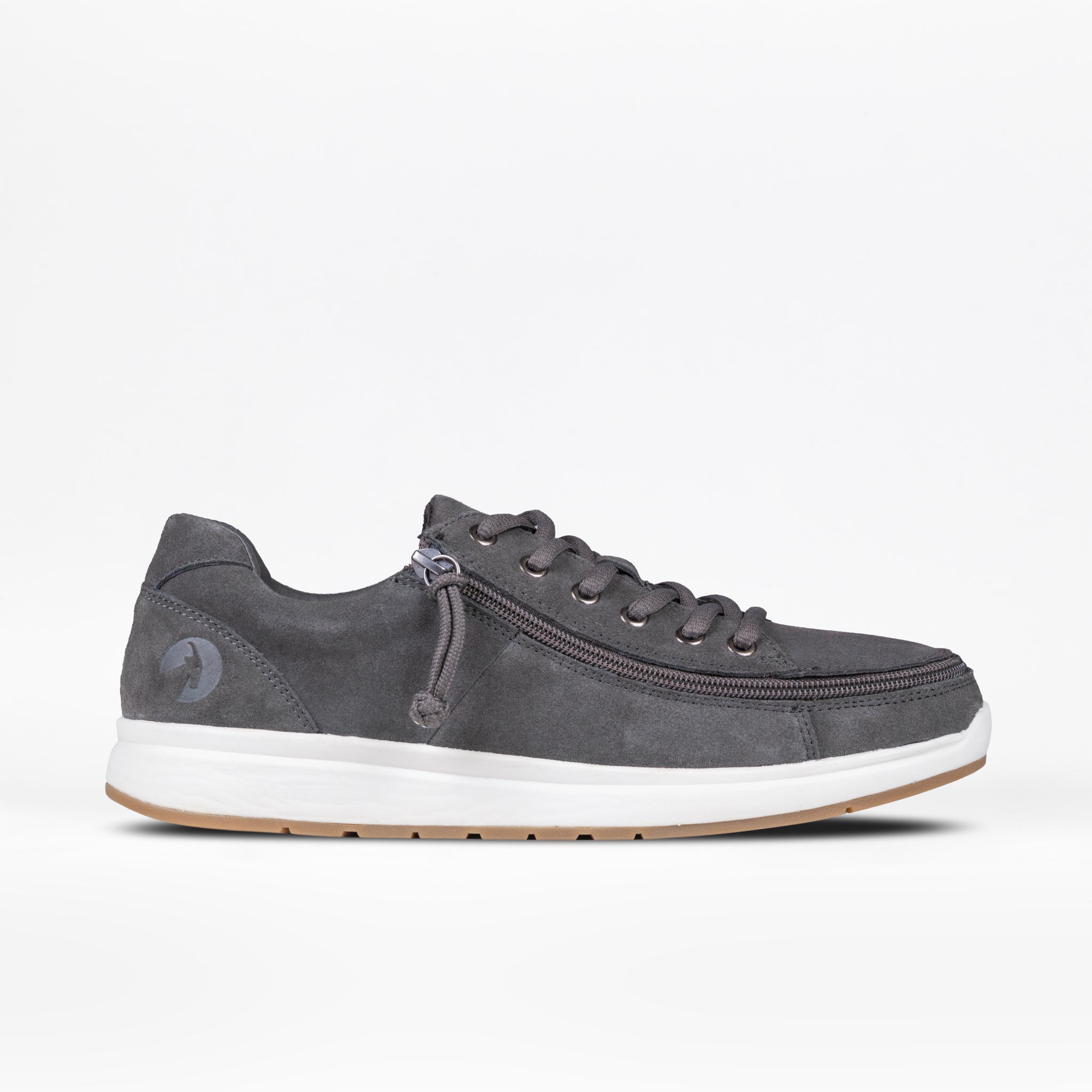 Men's Grey Suede BILLY Comfort Low - 6E (Men Extra-Wide) / 11.5 US Men