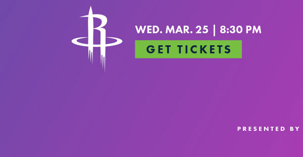 Get Tickets | Wolves vs. Rockets