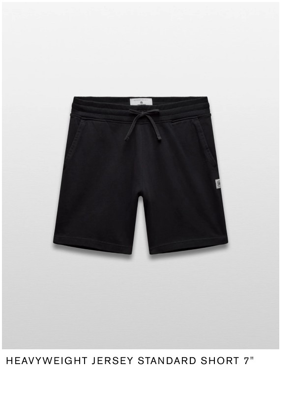 Heavyweight Jersey Standard Short 7"