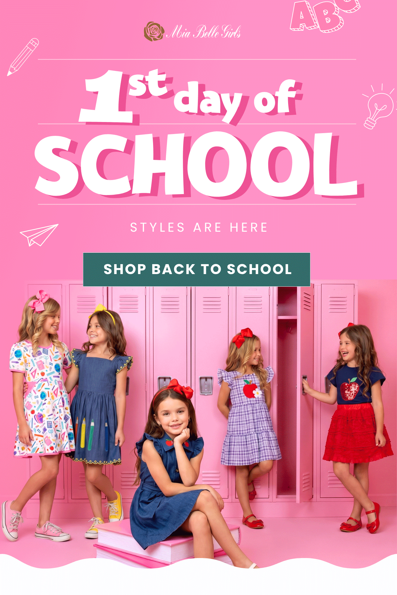 First day of school styles are here! 