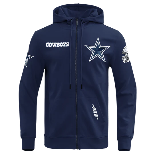 Image of Pro Standard Men's Dallas Cowboys Classic Wind Suit Woven Full-Zip-Navy