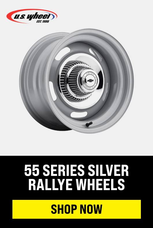 55 Series Silver Rallye Wheels