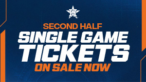 Second Half Single Game Tickets on sale now
