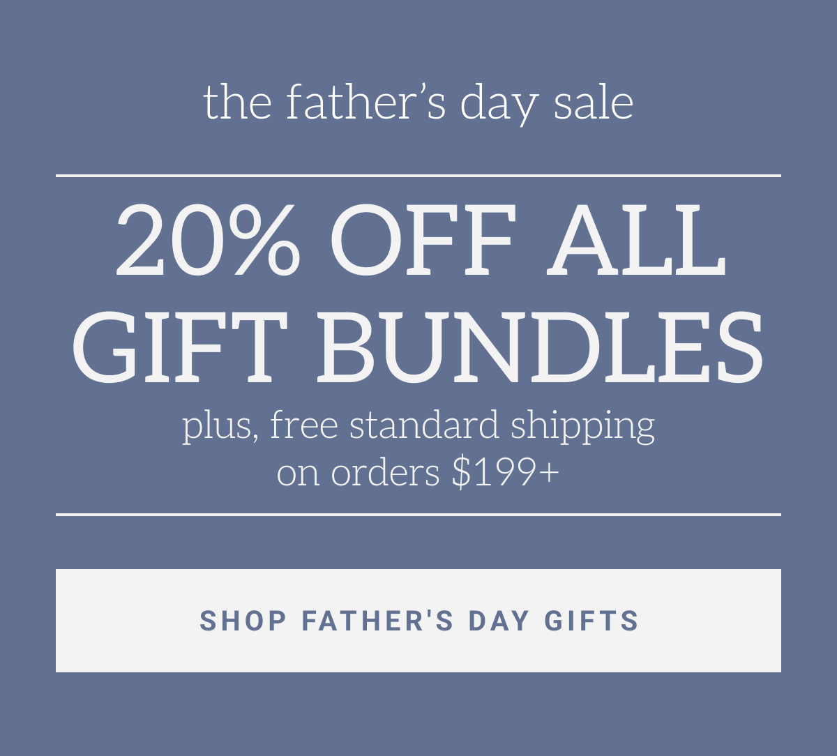 20% off gift bundles promo