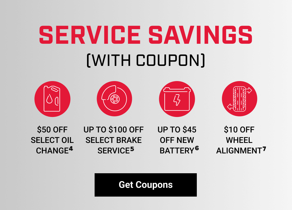 SERVICE SAVINGS (WITH COUPON)