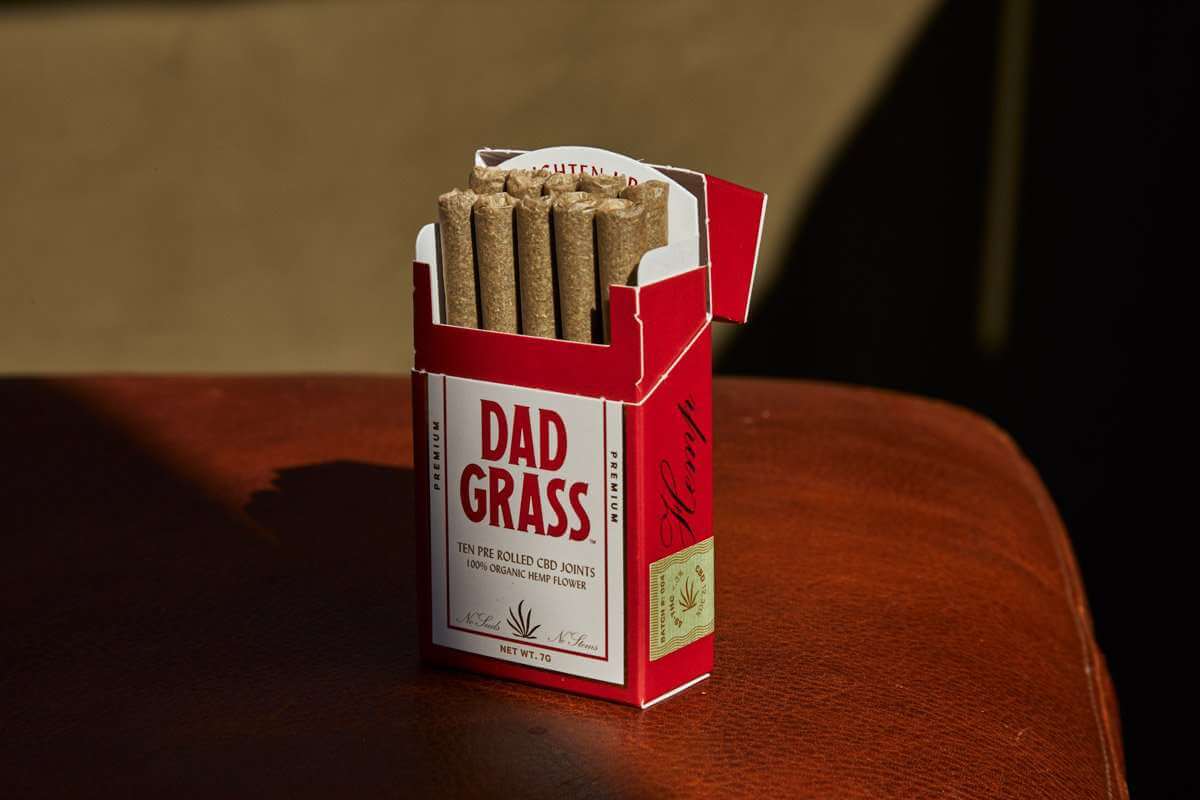Image of Dad Grass Hemp CBD Pre Rolled Joints 10 Pack